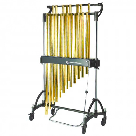 Bergerault 1.6 oct. Concert chimes - gold lacquered finish