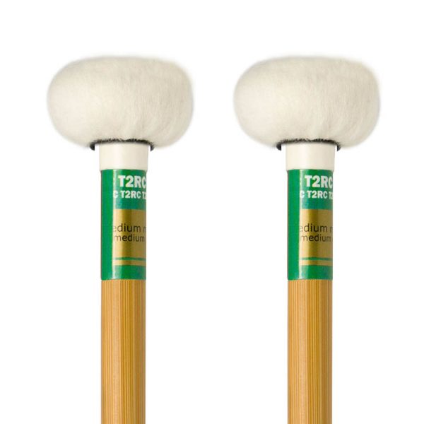 Baguettes de timbales  inaki - tête plate - médium bague verte