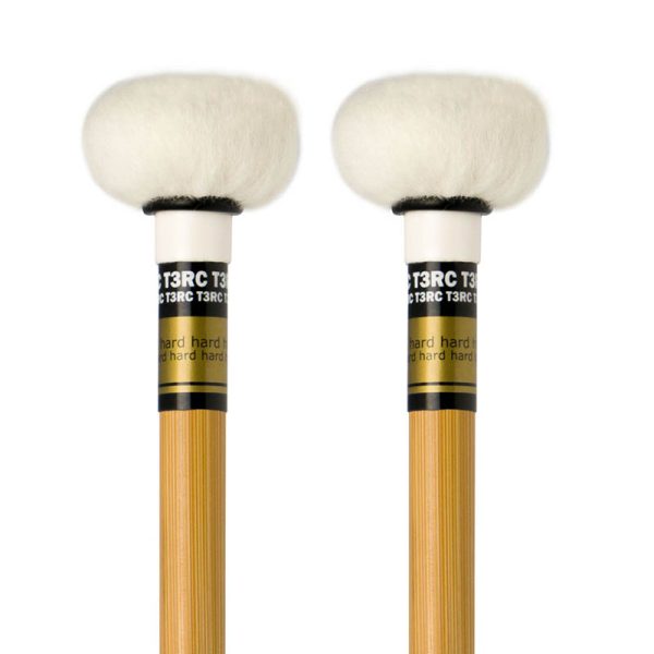 Baguettes de timbales  inaki - tête plate - dure bague noire
