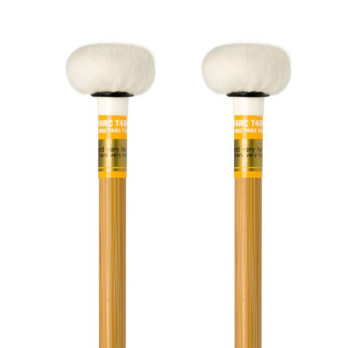 Baguettes de timbales  inaki - tête plate - très dure bague jaune