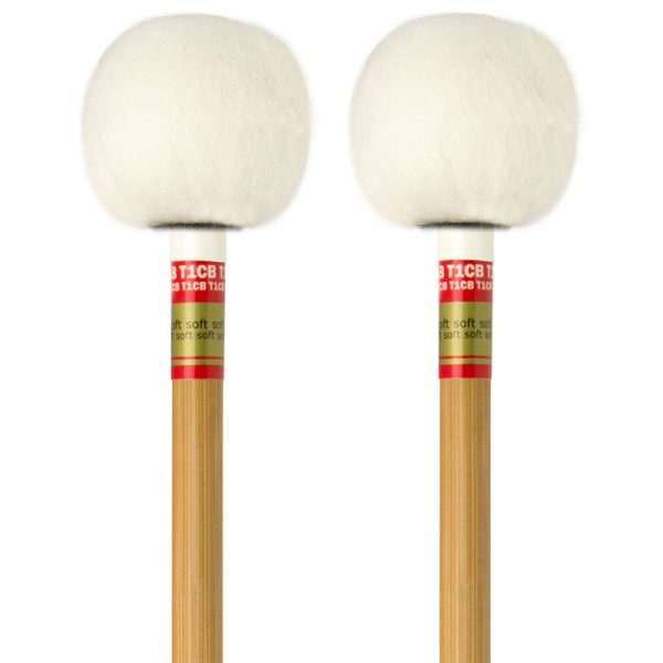 Baguettes de timbales  inaki - tête ronde - soft bague rouge