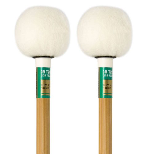 Baguettes de timbales  inaki - tête ronde -  medium soft bague verte