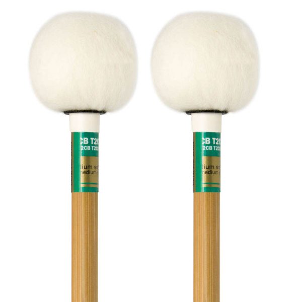 Baguettes de timbales  inaki - tête ronde -  medium soft bague verte