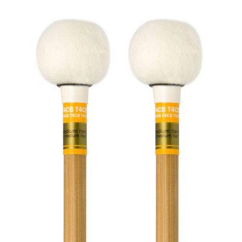 Baguettes de timbales  inaki - tête ronde -  medium bague jaune