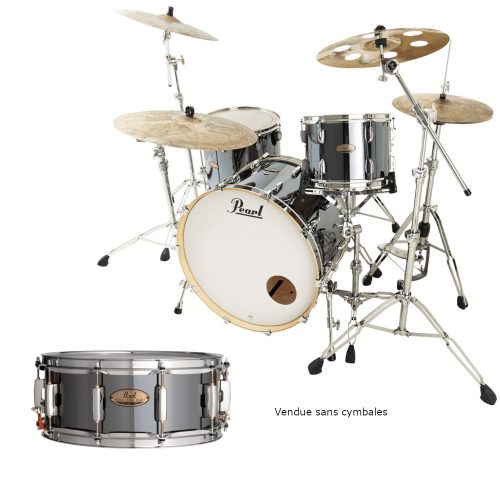 BATTERIE PEARL SESSION STUDIO SELECT JAZETTE 18" 4 FÜTS -  BLACK MIRROR CHROME