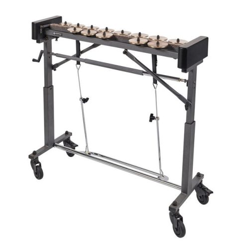 Jeu de crotales Zildjian /  Châssis Bergerault avec étouffoir à pédale