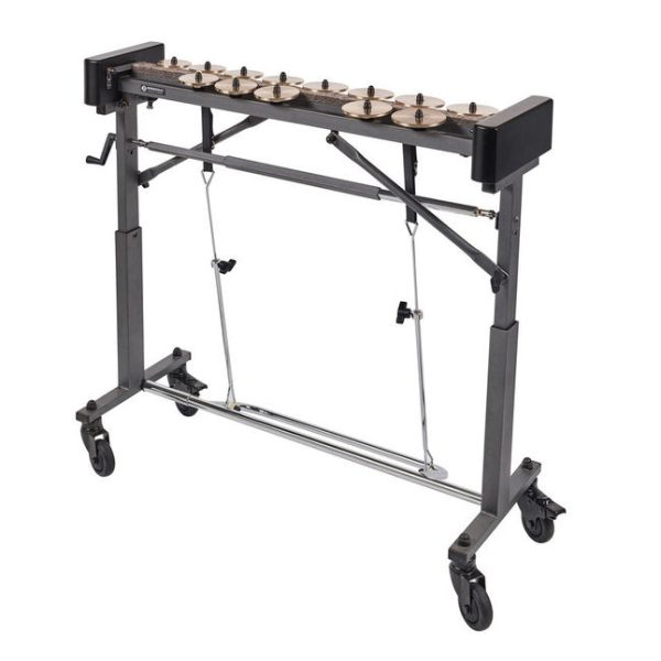 Jeu de crotales Zildjian /  Châssis Bergerault avec étouffoir à pédale