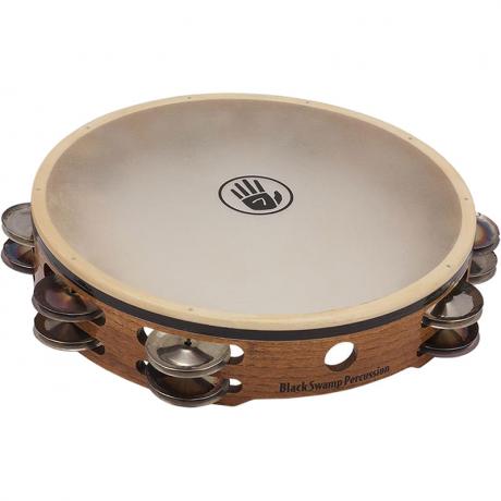 Tambourin Black Swamp  Sound Art Serie Ø 10" -  chrome / silver